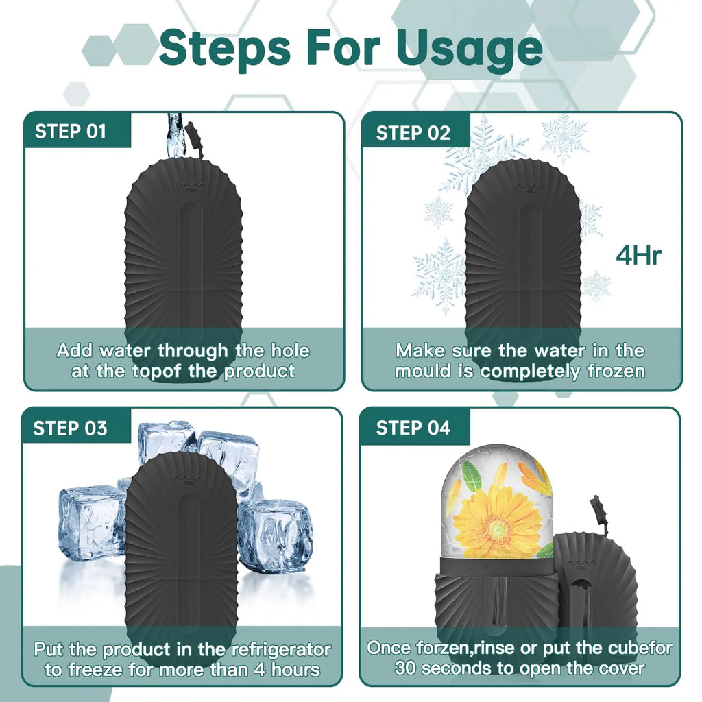 Ice Face Roller Set – Cooling Facial Massager for Glowing Skin