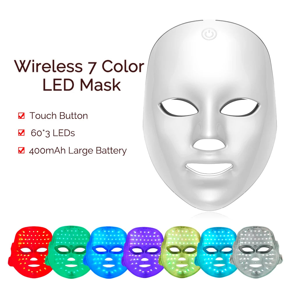 7 Color LED Face Mask – Professional Photon Skin Therapy