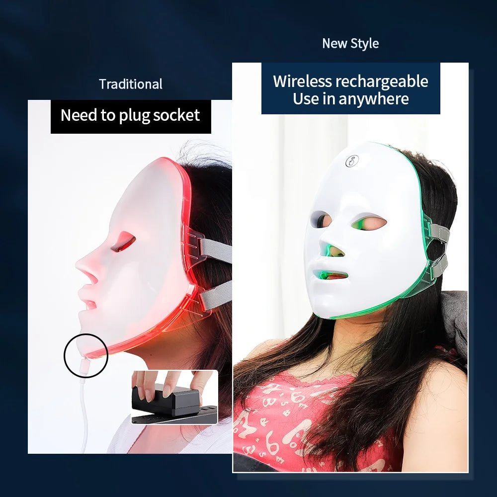 7 Color LED Face Mask – Professional Photon Skin Therapy