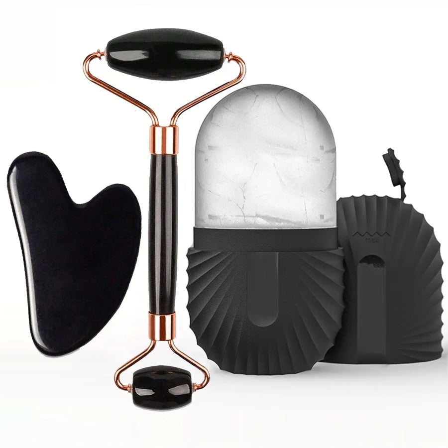 Ice Face Roller Set – Cooling Facial Massager for Glowing Skin