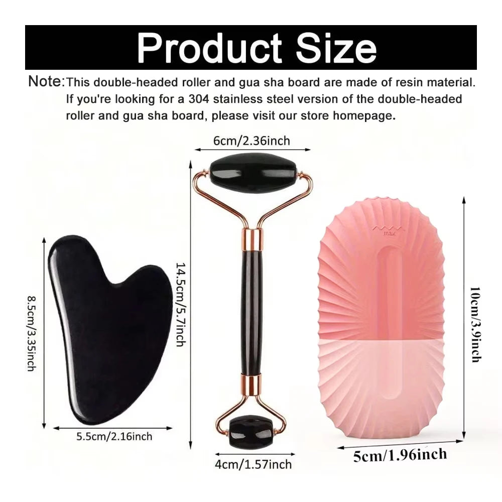 Ice Face Roller Set – Cooling Facial Massager for Glowing Skin
