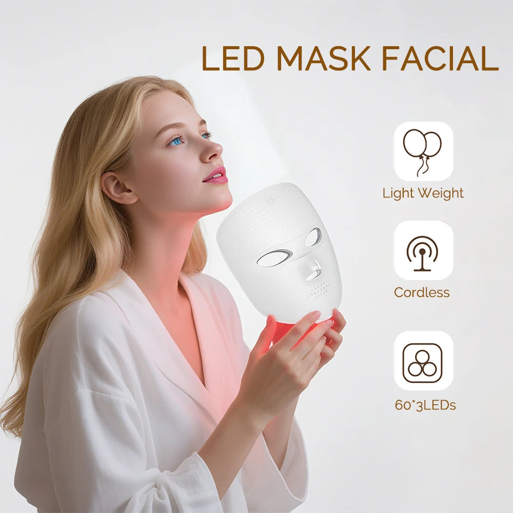 7 Color LED Face Mask – Professional Photon Skin Therapy